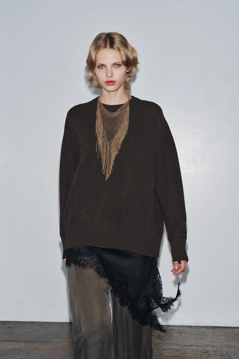 PULL 100 % LAINE OVERSIZE
