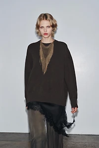 PULL 100 % LAINE OVERSIZE