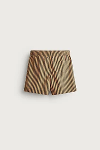 STRIPED MID-LENGTH SWIMSUIT