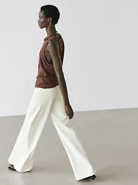 100% linen strappy top