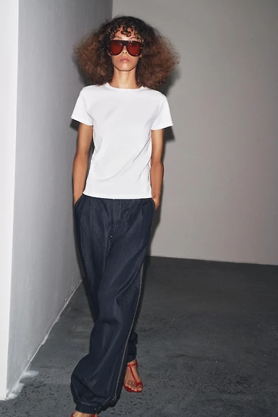 T-SHIRT REGULAR DÉCHIRURES