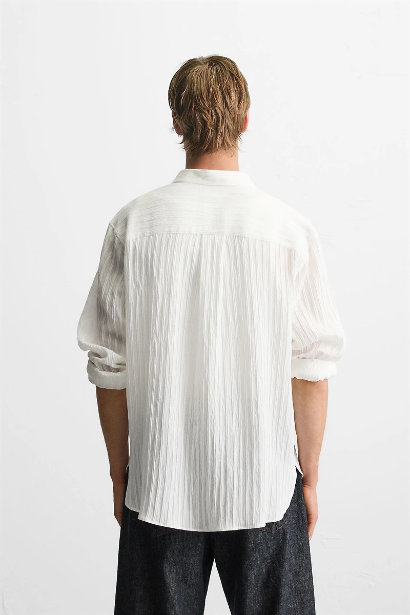 STRIPED JACQUARD SHIRT