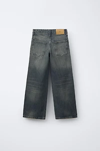 WIDE LEG JEANS WITH STUDS