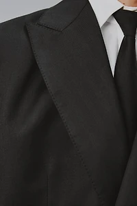 100% WOOL DOUBLE BREASTED SUIT BLAZER