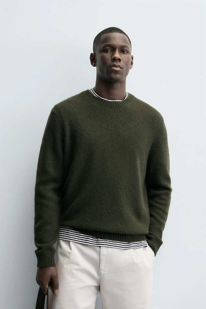 REGULAR FIT WOOL BLEND JUMPER
