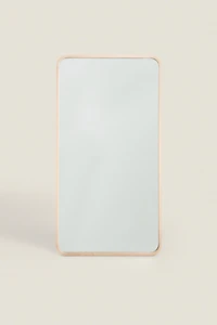 LARGE FULL LENGTH MIRROR WITH ROUNDED FRAME