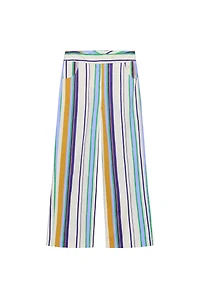 STRIPED STRAIGHT LEG PANTS
