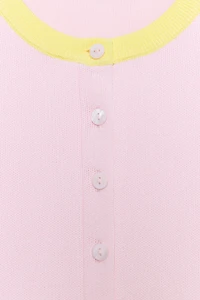 GILET EN MAILLE COLOR BLOCK