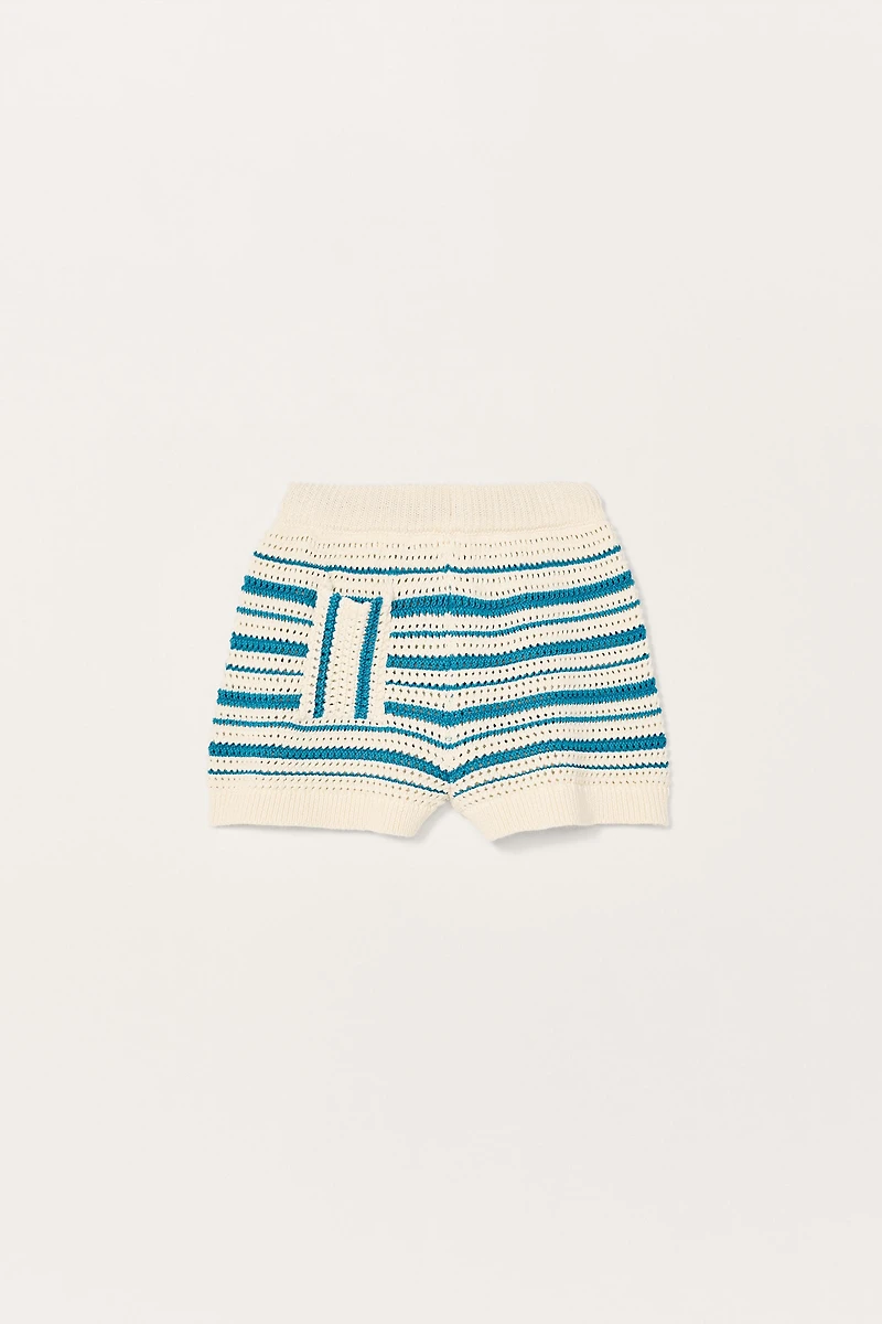 STRIPED KNIT SHORTS LIMITED EDITION