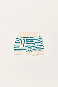 STRIPED KNIT SHORTS LIMITED EDITION
