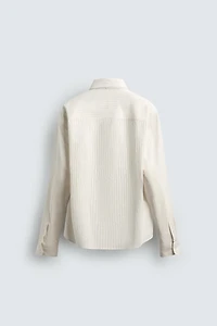 CHEMISE À RAYURES AVEC CRAVATE BIMATIÈRE