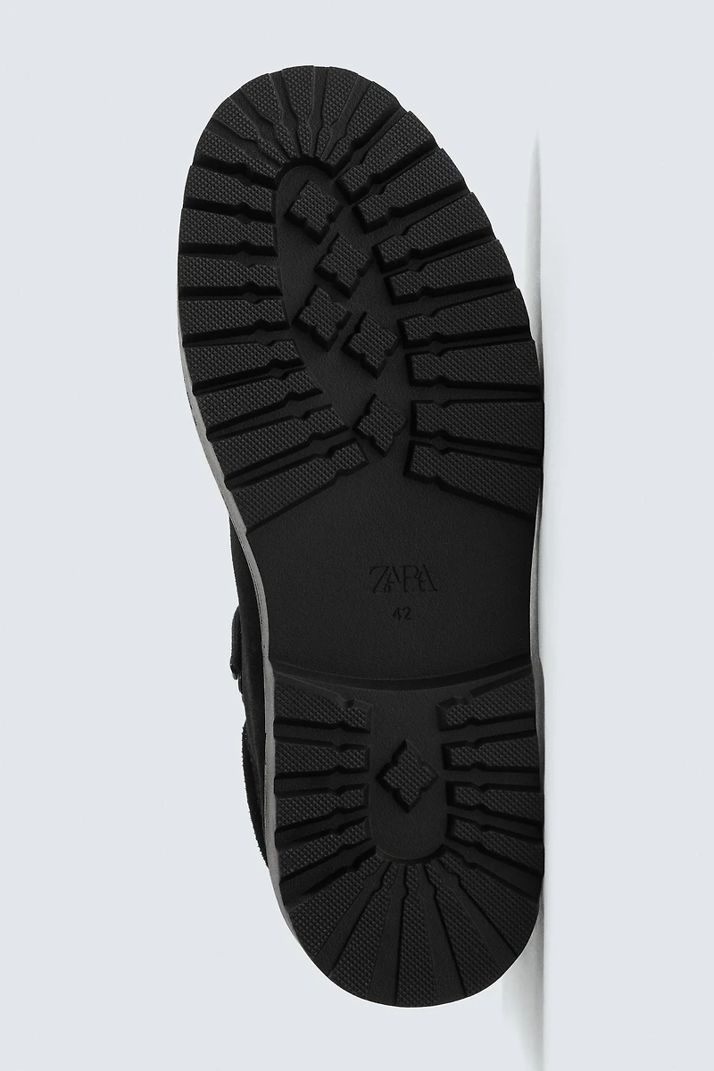 CHUNKY LEATHER BOOTS