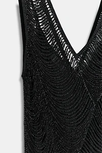 BEADED MIDI DRESS ZW COLLECTION