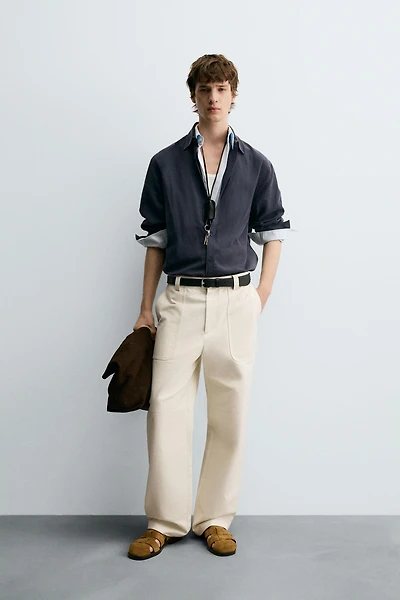 RELAXED FIT FLOWY SHIRT