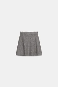 WOOL MINI SKIRT