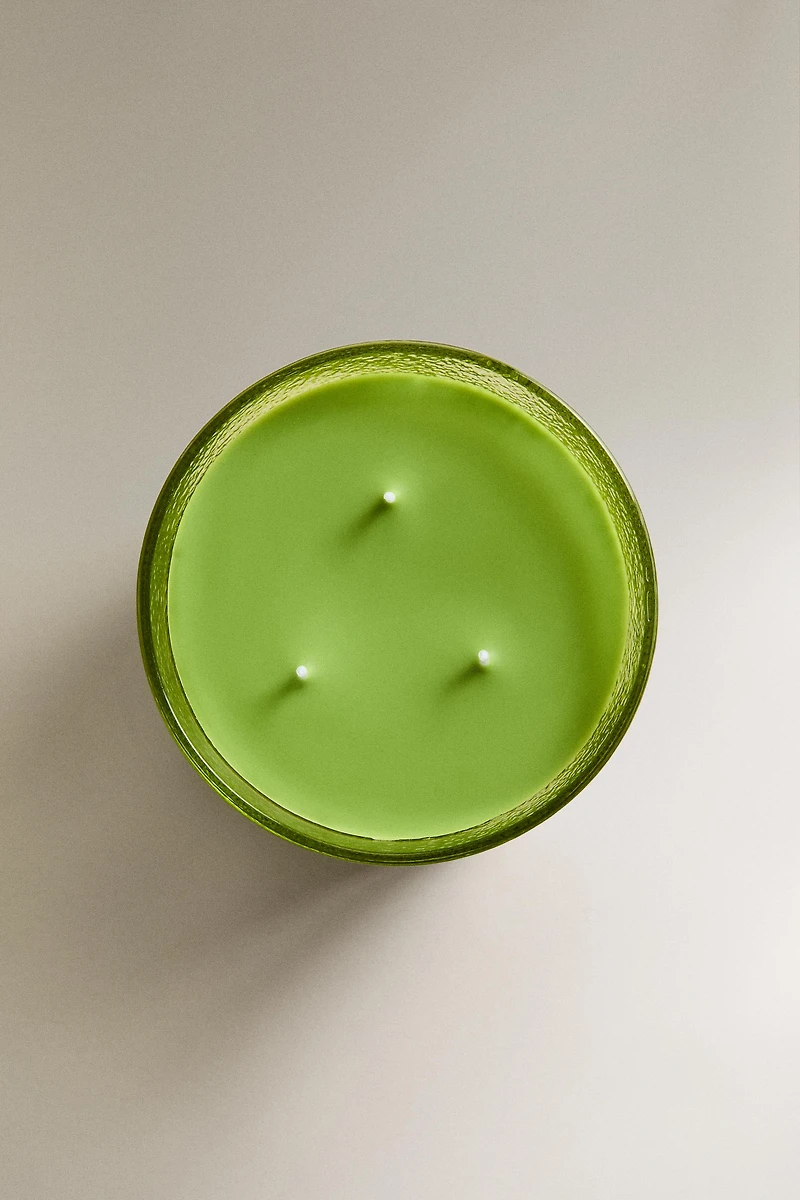 (500 G) LIME & PEPPERMINT SCENTED CANDLE