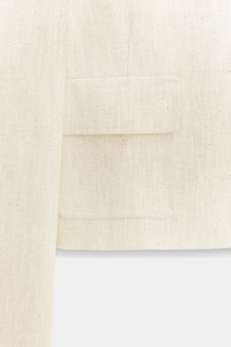 RUSTIC WEAVE BLAZER