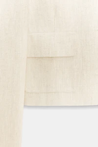 RUSTIC WEAVE BLAZER