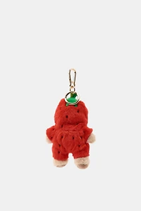 STRAWBERRY TEDDY BEAR CHARM KEYCHAIN