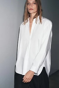 ZW COLLECTION POPLIN SHIRT
