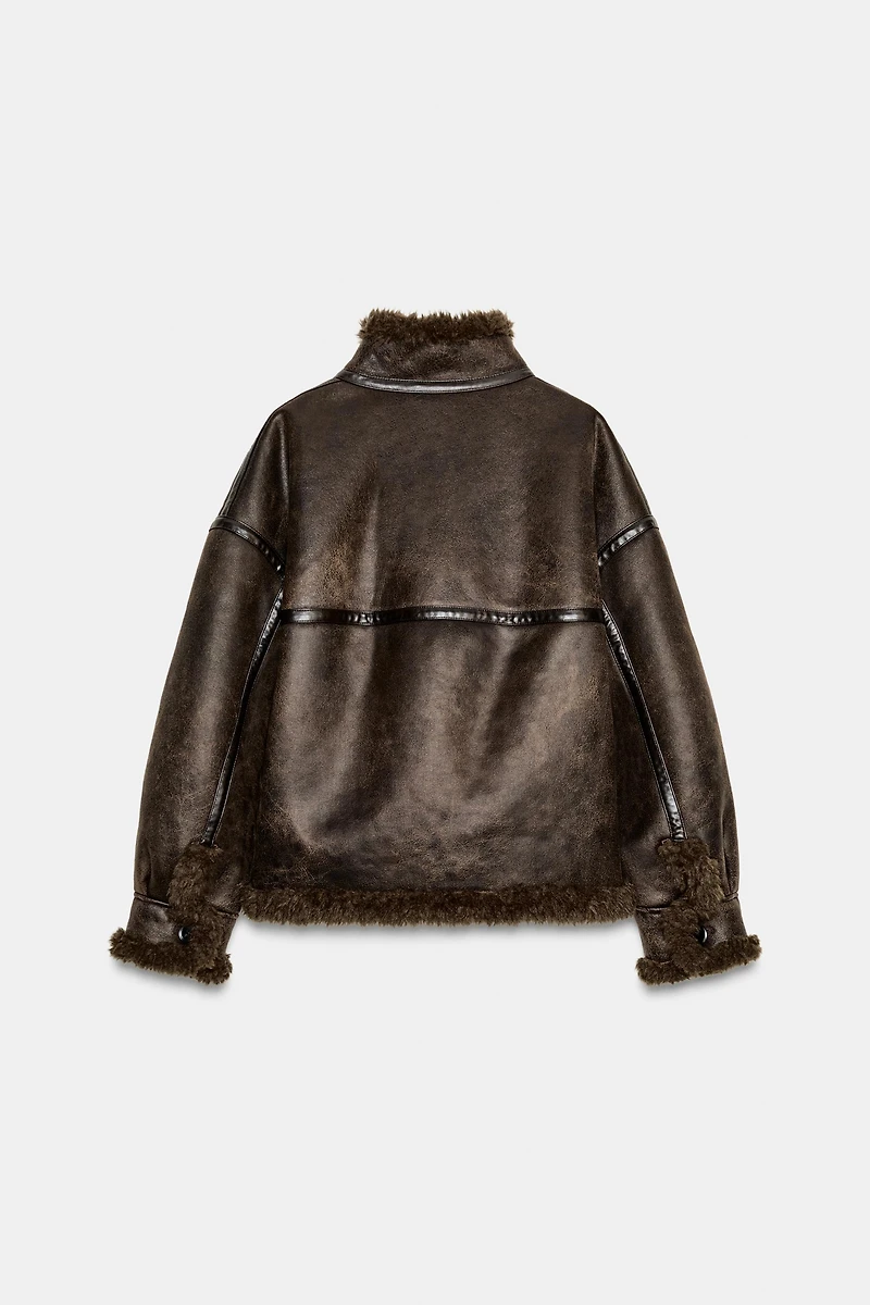 ZW COLLECTION REVERSIBLE BOMBER JACKET