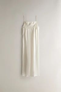 LONG SATEEN NIGHTGOWN