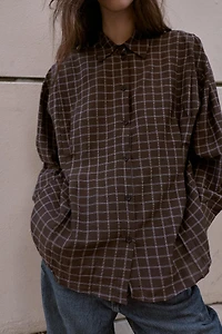 OVERSIZED PLAID SHIRT