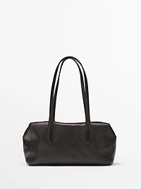 Nappa leather west satchel bag