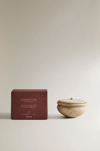(100 G) GOLDEN CUIR SCENTED CANDLE