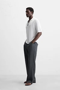 POLO EN MAILLE 100 % CHANVRE