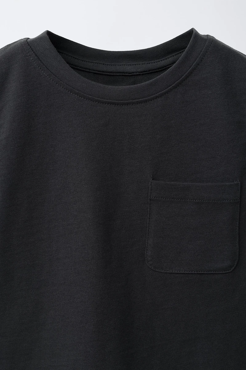 PLAIN POCKET T-SHIRT