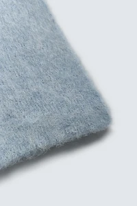 ÉCHARPE EN MAILLE MÉLANGE ALPAGA