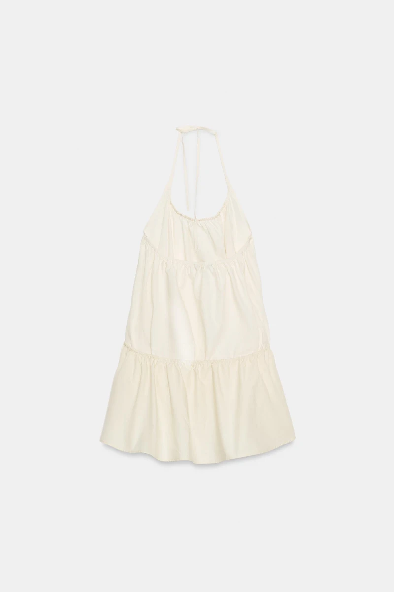 NYLON HALTER DRESS