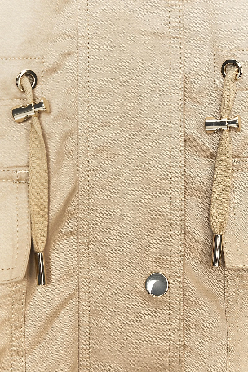 HOODED MULTI-POCKET JACKET