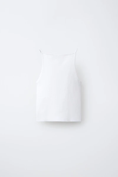 TOP EN MAILLE CANNELÉE