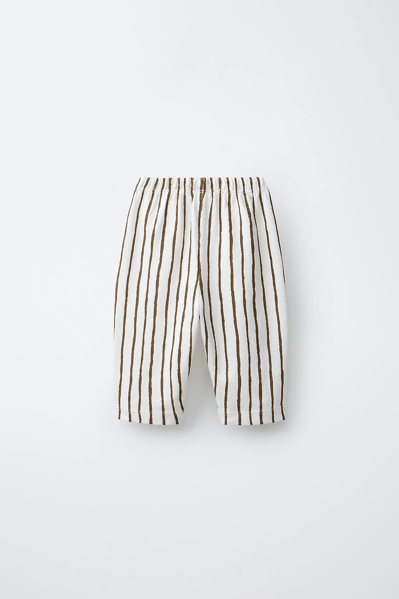 PANTALON BAGGY À RAYURES