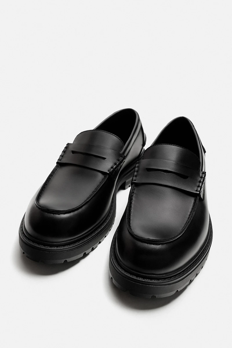 SADDLE FORMAL LOAFERS