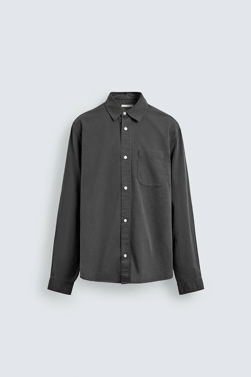 WASHED FLOWY SHIRT