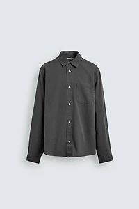 WASHED FLOWY SHIRT