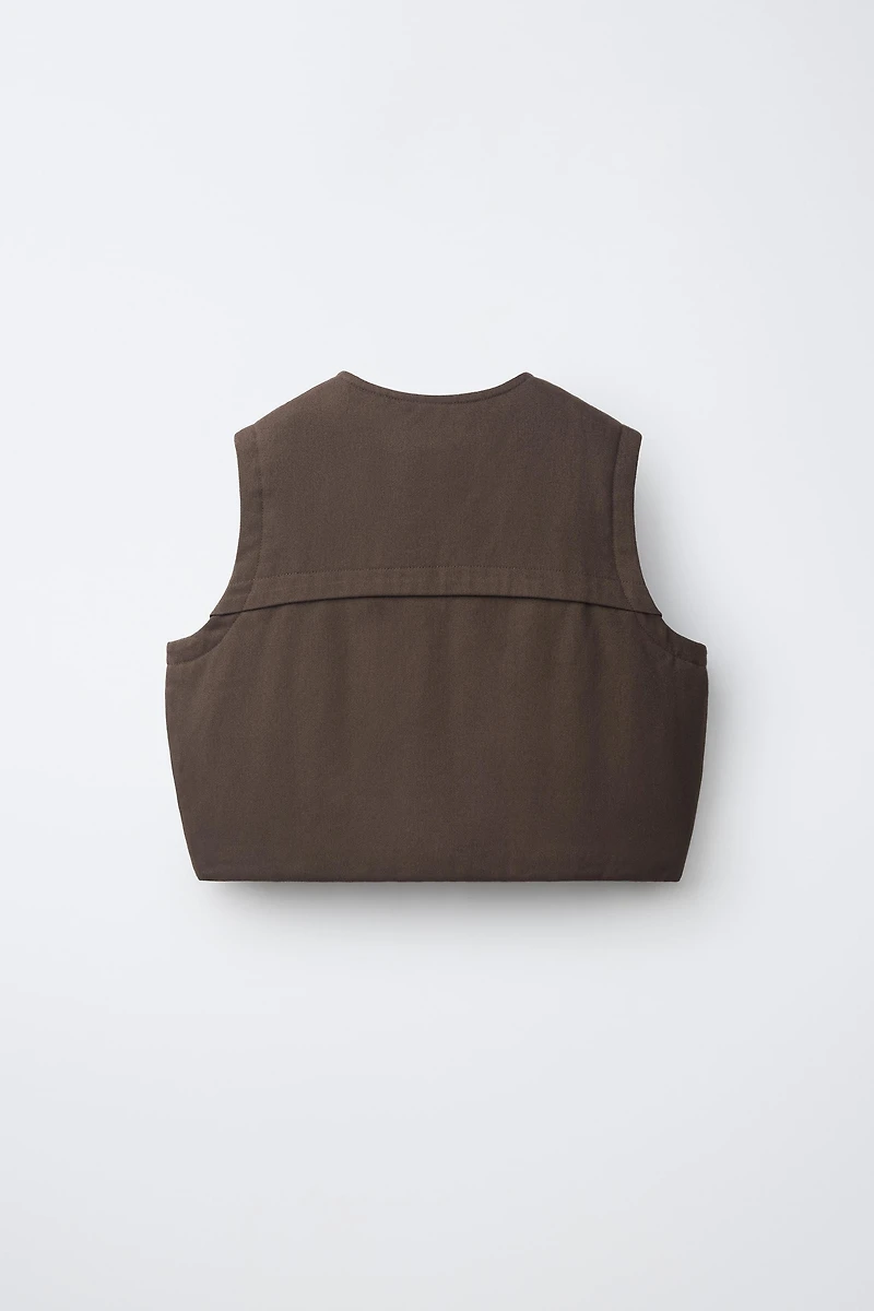OVERSIZED QUILTED VEST