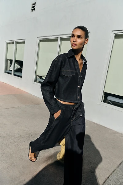 Z1975 HIGH WAIST JOGGER WIDE LEG JEANS