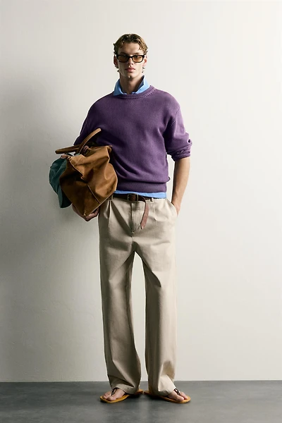 REGULAR FIT COTTON JUMPER