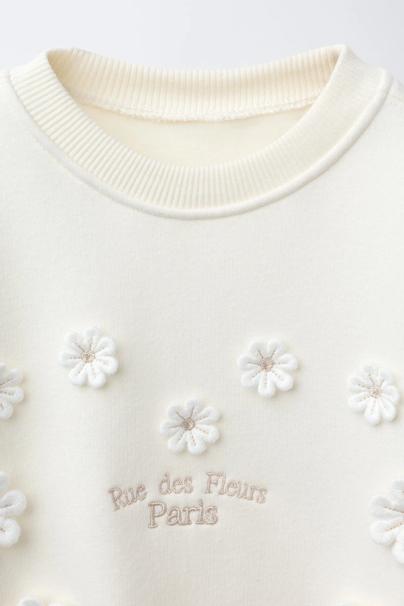 FLORAL SWEATSHIRT