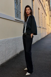 WIDE SLEEVE KNIT JUMPER