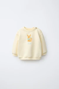 SWEAT LAPIN DÉTAILS BRODÉS
