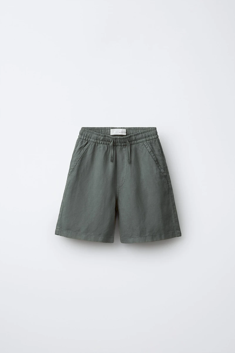 FLOWY LINEN SHORTS