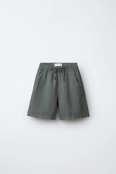 FLOWY LINEN SHORTS
