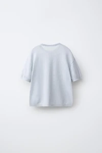 KNIT HENLEY SHIRT WITH LINEN AND COTTON