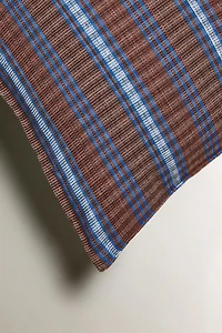 STRIPED COTTON THROW PILLOW COVER X TENSIRA