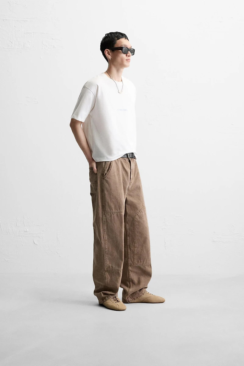 WASHED PRINT T-SHIRT